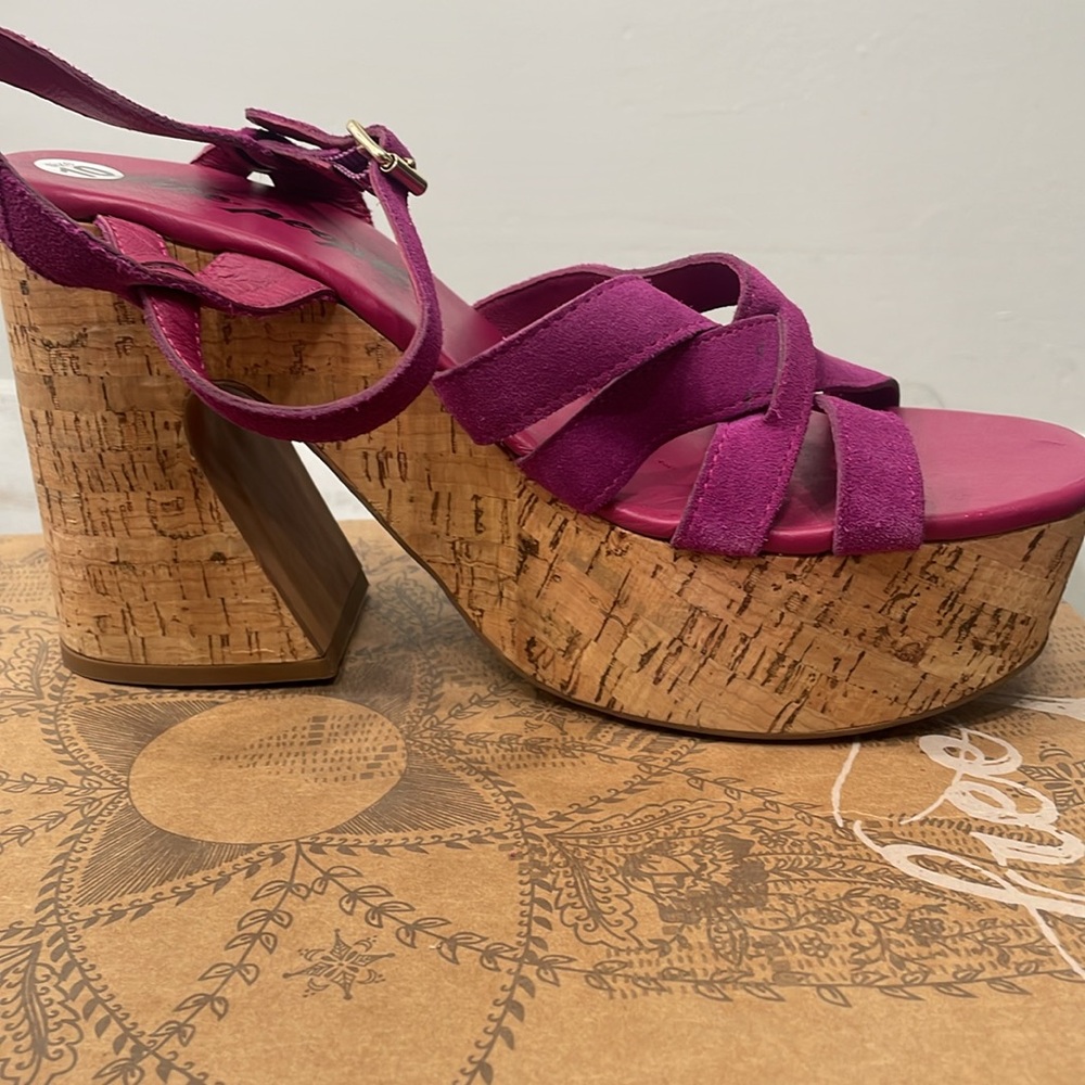 FREE PEOPLE Lisbon Mary Jane Platform  Sandals - Picture 12 of 15